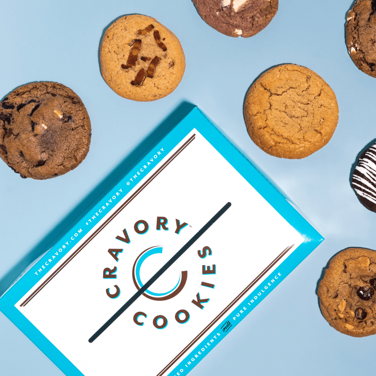 Half Dozen Gift Box + Logo Stickers + Logo Notecard ($25)