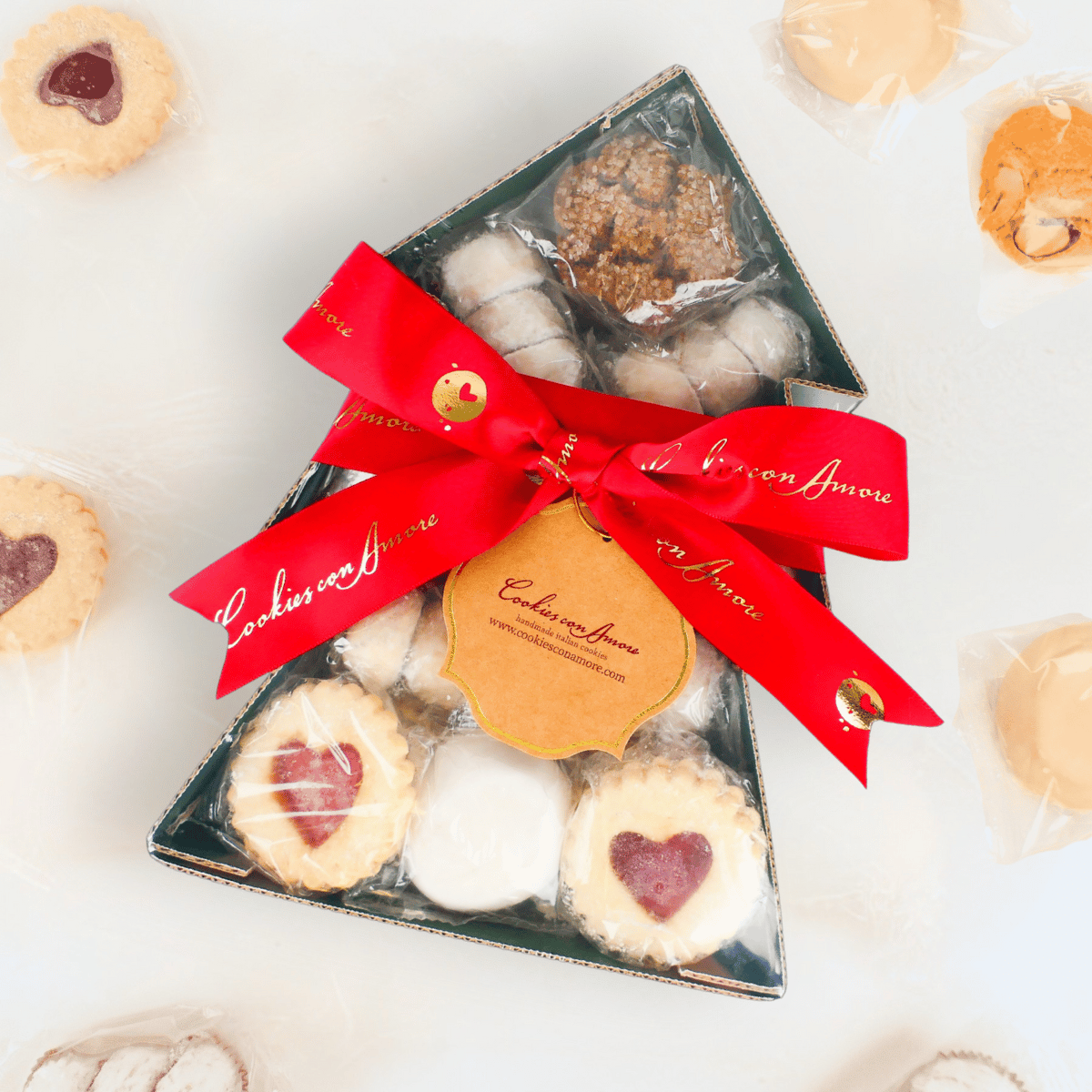 Christmas Tree Tray (1 lb) + Logo Notecard