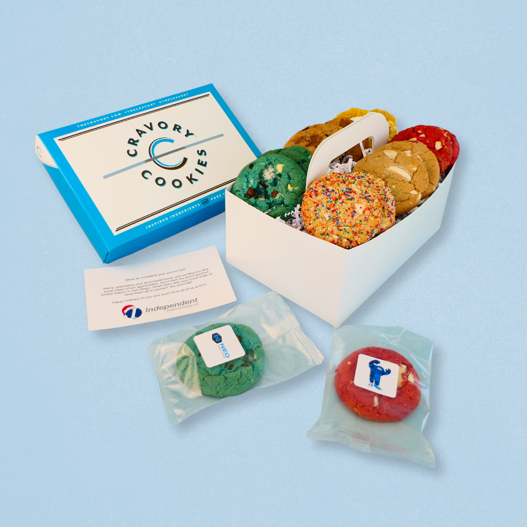 One Dozen Gift Box + Logo Stickers+ Logo Notecard