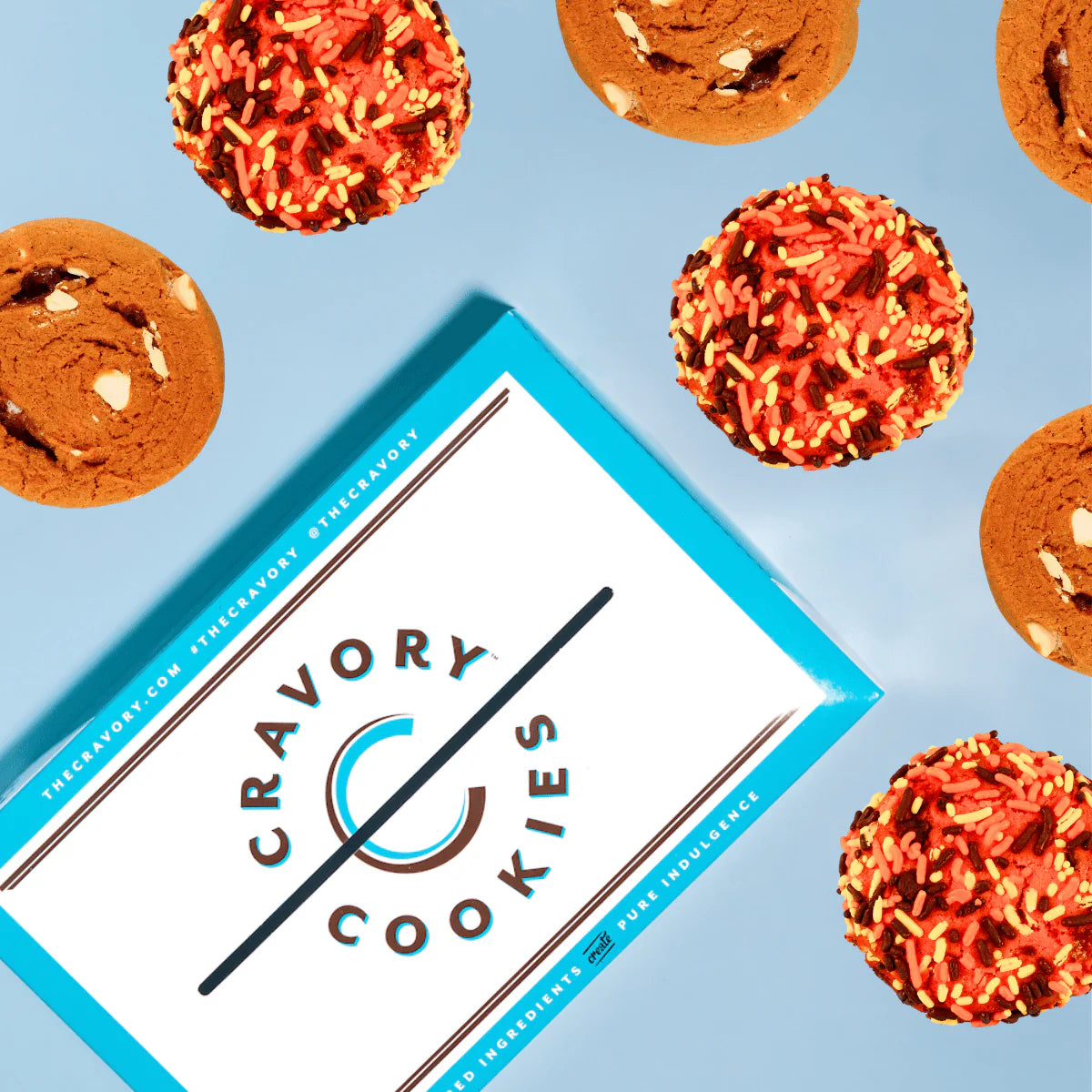 Half Dozen Gift Box + Logo Stickers + Logo Notecard ($25)