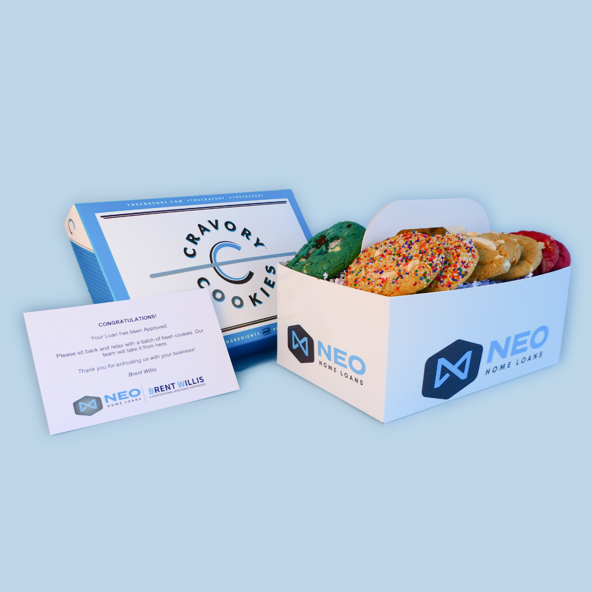 Two Dozen Gift Box + Logo Notecard + Logo Box